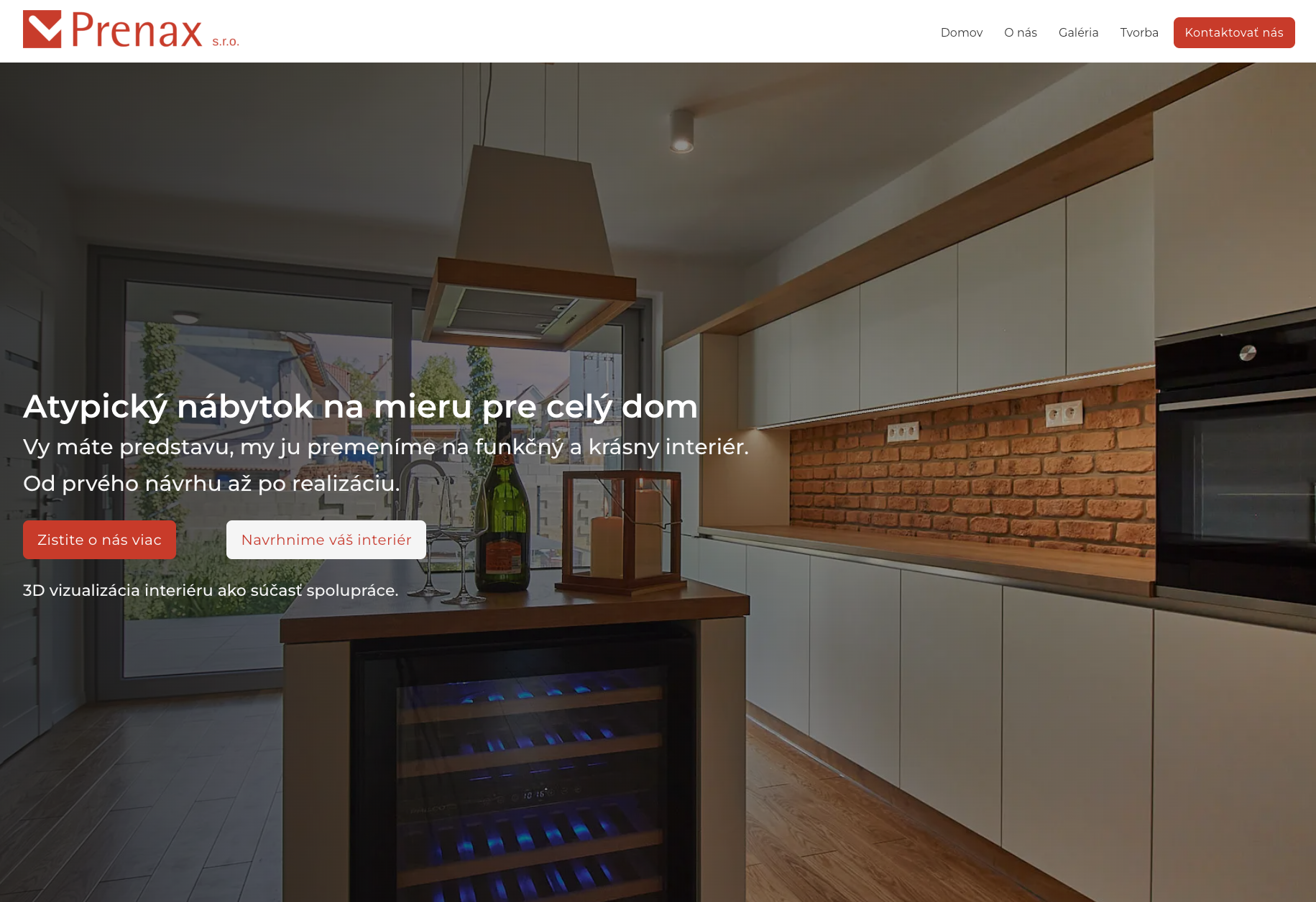 Kuchyne-skrine — ukážka webu
